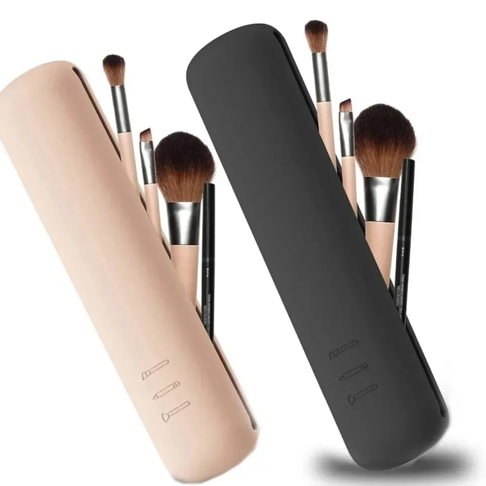 Beauty Makeup Case - Seyahat Makyaj Fırça Tutucu Silikon Kozmetik
