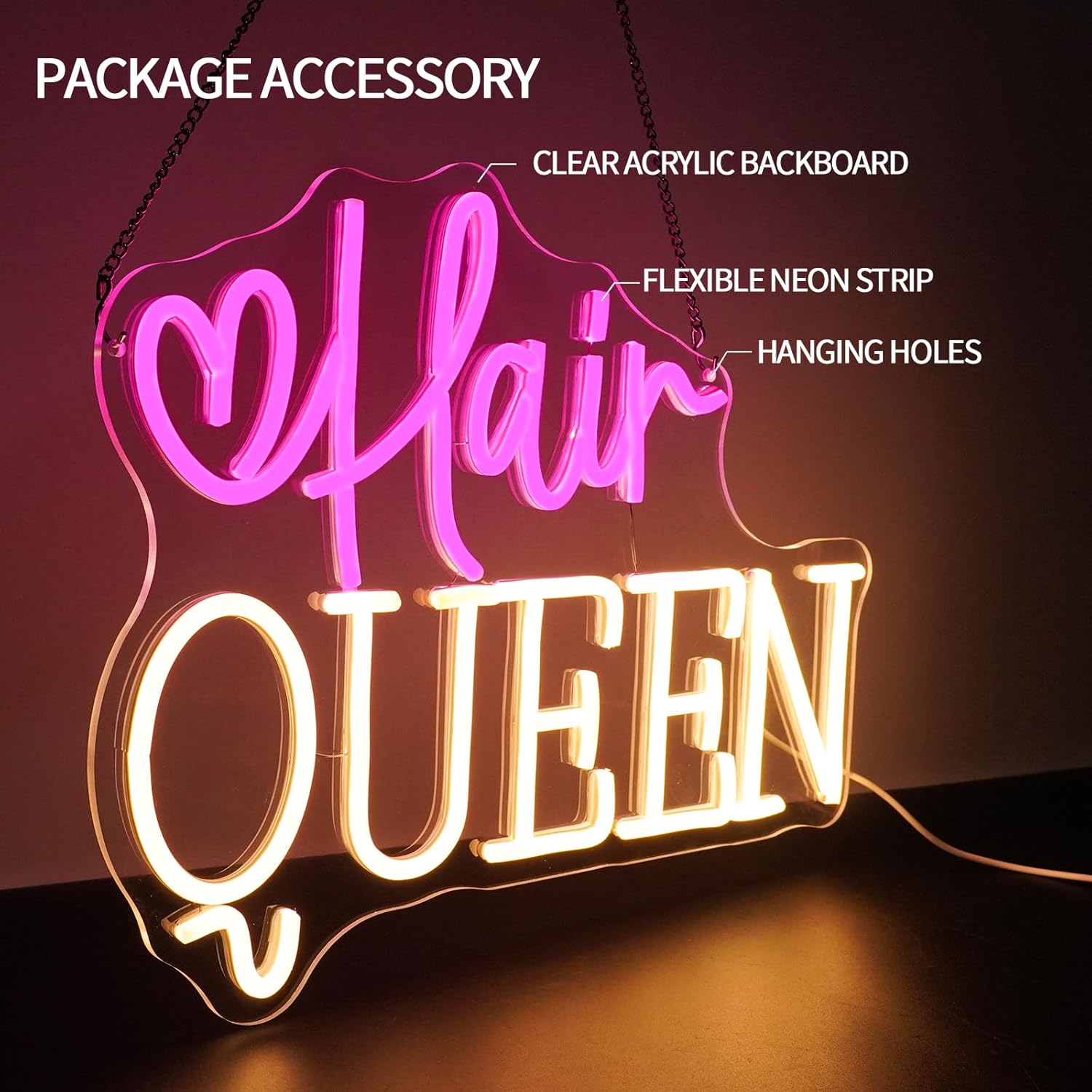Saç Kraliçesi Neon Tabela USB  - Beauty Queen Makeup Studio incelemesi ve fiyatı