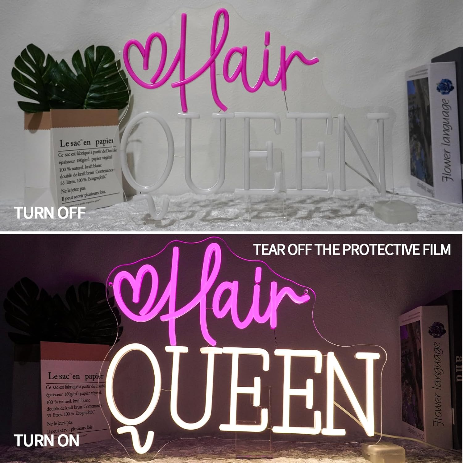 Saç Kraliçesi Neon Tabela USB  - Beauty Queen Makeup Studio incelemesi ve fiyatı