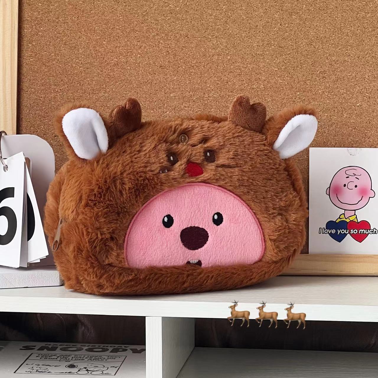 Karikatür peluş kalem çantası  - Beauty Makeup Case incelemesi ve fiyatı