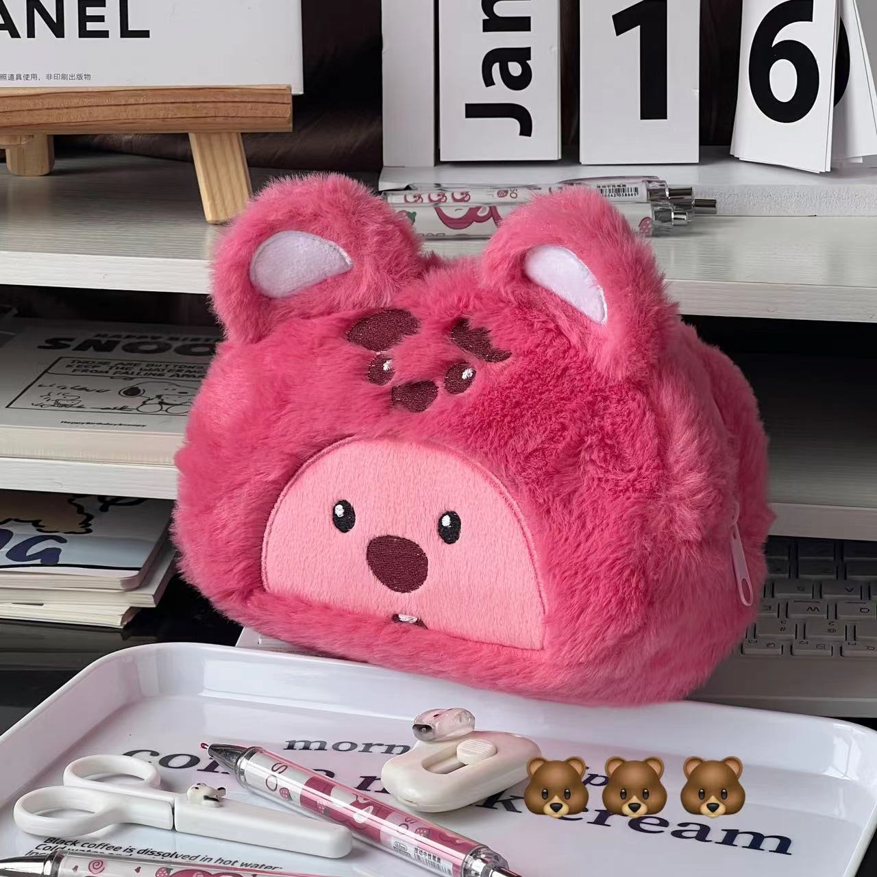 Karikatür peluş kalem çantası  - Beauty Makeup Case incelemesi ve fiyatı